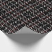 Rot und Schwarz Kariert Buffalo Karo Pattern Geschenkpapier (Ecke)