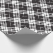 Rot und Schwarz Kariert Buffalo Karo Pattern Geschenkpapier (Ecke)