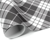 Rot und Schwarz Kariert Buffalo Karo Pattern Geschenkpapier (Rolleneckpunkt)