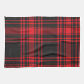 Rot und Schwarz Kariert Geschirrtuch (Horizontal)