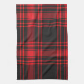 Rot und Schwarz Kariert Geschirrtuch (Vertikal)