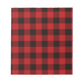 Rot und schwarz kariert notizblock (Vorderseite)
