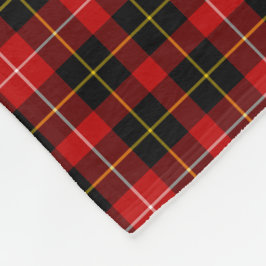 Rot und Schwarz Kariert O'Connell Tartan Fleecedecke
