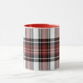 Rot und Schwarz Kariert Tasse (Zentrum)
