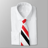 Rot und Schwarz Krawatte (Gebunden)
