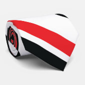 Rot und Schwarz Krawatte (Gerollt)