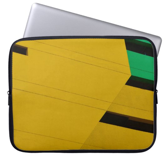Rot und Schwarz Laptopschutzhülle (Vorderseite)