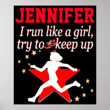 ROT UND SCHWARZ LAUFEN WIE EIN MÄDCHEN PERSONALISI