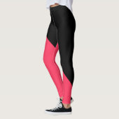 Rot und Schwarz Leggings (Links)