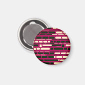 Rot und Schwarz Magnet (Vorderseite/Rückseite)