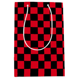 Rot und Schwarz Mittlere Geschenktüte