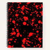 Rot und Schwarz Notizblock (Vorderseite)