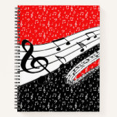 Rot und Schwarz Notizbuch (Vorderseite)