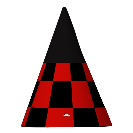 Rot und schwarz partyhütchen (Rechts)