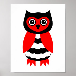 Rot und Schwarz Poster