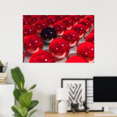 rot und schwarz poster (Heimbüro)