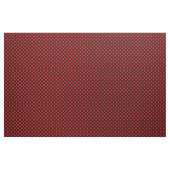Rot und Schwarz Pünktchen Stoff (Yard (91,4 cm))
