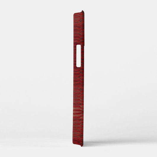 Rot und Schwarz-Python-Print Case-Mate iPhone Hülle (Rückseite / Rechts)