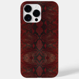 Rot und Schwarz-Python-Print Case-Mate iPhone 14 Pro Max Hülle