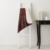 Rot und Schwarz-Python-Print Sherpadecke (Beispiel)