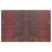 Rot und Schwarz-Python-Print Stoff (Yard (91,4 cm))