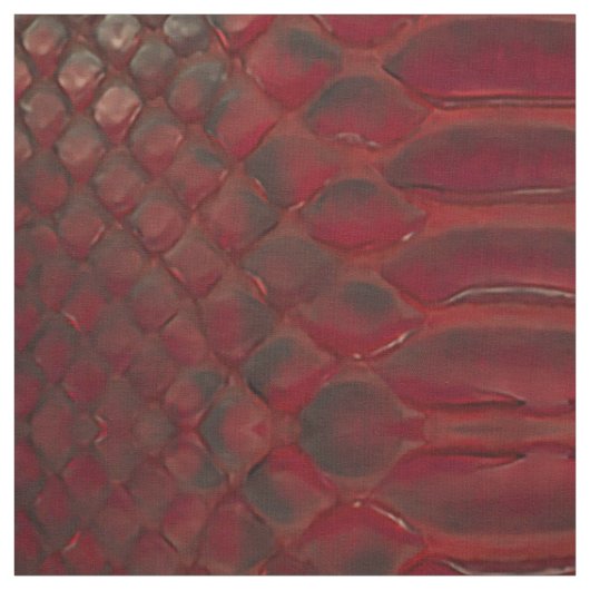 Rot und Schwarz-Python-Print Stoff (Muster)