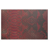 Rot und Schwarz-Python-Print Stoff (Fat Quarter (45,7 x 55,9 cm))