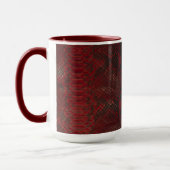 Rot und Schwarz-Python-Print Tasse (Links)