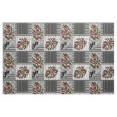 Rot und Schwarz, Quilt, Patchwork, rustikal, moder Stoff (Fat Quarter (45,7 x 55,9 cm))
