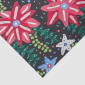 Rot und Schwarz Seidenpapier (Ausschnitt)