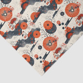 Rot und Schwarz Seidenpapier (Ausschnitt)