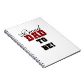 Rot und schwarz Stolz Vater als Geschenke Notizblock (Rechte Seite)