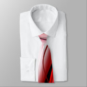 Rot-und Schwarz-Strudel Krawatte (Gebunden)