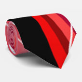 Rot-und Schwarz-Strudel Krawatte (Gerollt)