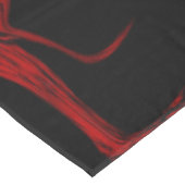 rot und schwarz tischdecke (Schrägansicht)