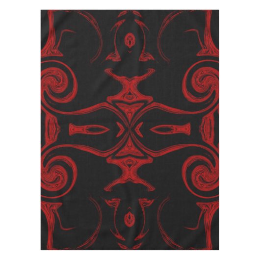 rot und schwarz tischdecke (Vorderseite)