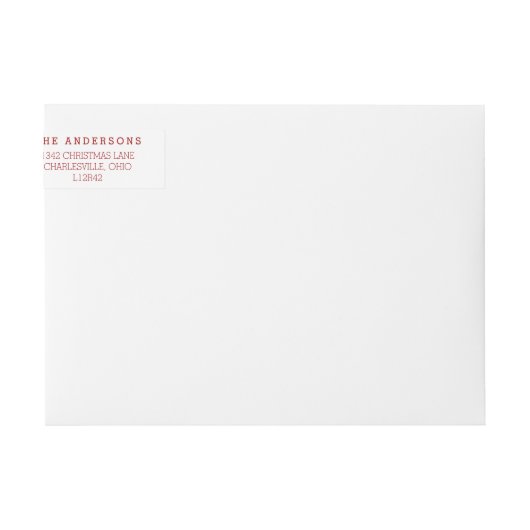 Rot und Schwarz Winter Messe Isle Pattern (Vorderseite)