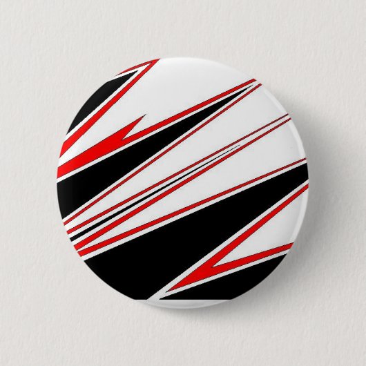 Rot und Schwarz zzag Design von AOM Button (Vorderseite)