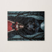 Rot und Schwarzer Wolf Puzzle (Horizontal)