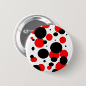 Rot und Schwarzes Button (Vorne & Hinten)