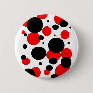 Rot und Schwarzes Button