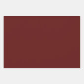 Rot und Silber dahlis Geschenkpapier Set (Vorderseite 3)