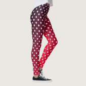 Rot und Sterne Leggings (Rechts)