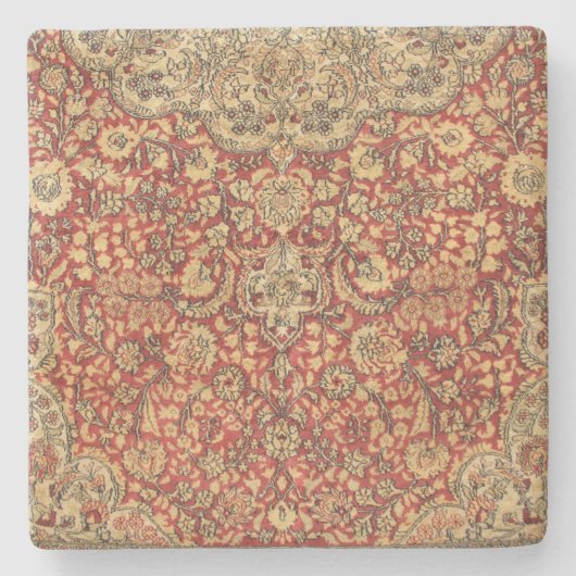 Rot und Tan-Tapestes vom israelischen Platz Unters Steinuntersetzer (Vorderseite)