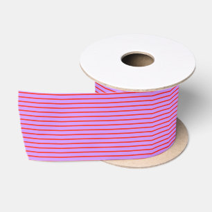 Rot und violett gestreift minimalist vintage elega satinband