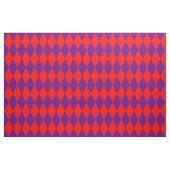 Rot und violett kariertes Harlekin-Design Stoff (Fat Quarter (45,7 x 55,9 cm))