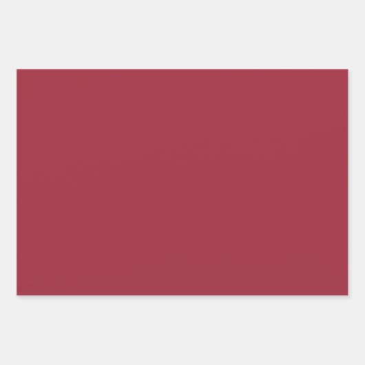 Rot und Wald Grün und Weiß Weihnachtsgeschenke Geschenkpapier Set (Vorderseite)