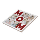 Rot und Weiß 6 Mama für FotoCollage Fliese (Seite)