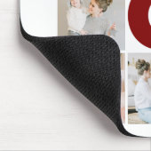 Rot und Weiß 6 Mama für FotoCollage Mousepad (Ecke)