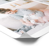 Rot und Weiß 6 Mama für FotoCollage Poster (Ecke)